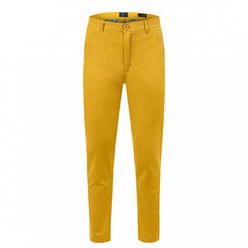 SPODNIE MĘSKIE CHINO SPSTE TC CL18#19 MUSTARD MUSZTARDOWE