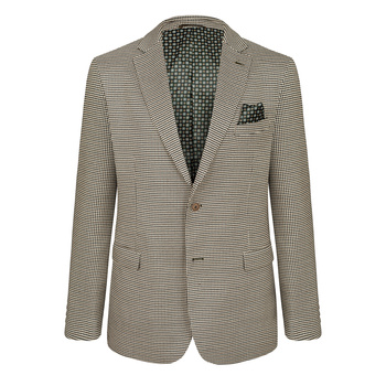 MARYNARKA MĘSKA LIAM OLIVE W PEPITKĘ