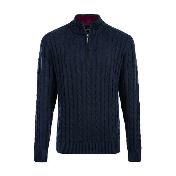 SWETER MĘSKI FRANCO FERUZZI PZ NO 11 NAVY GRANATOWY