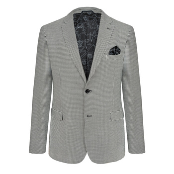 MARYNARKA MĘSKA SIRIUS BLACK W PEPITKĘ