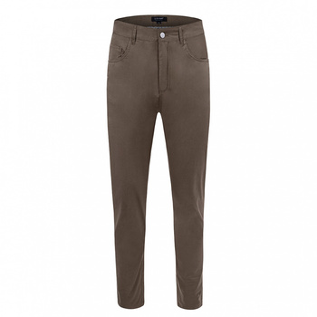 SPODNIE MĘSKIE SPSTE M002#DARK COFFEE