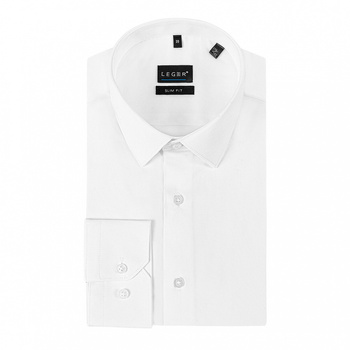 KOSZULA MĘSKA BLTR KASATEN WHITE SLIM FIT