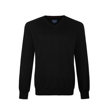 SWETER MĘSKI FRANCO FERUZZI V NECK BLACK