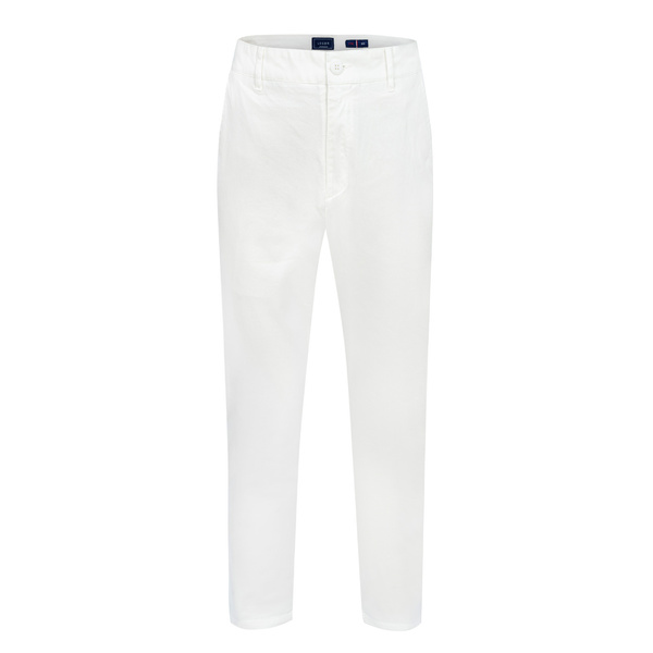 SPODNIE MĘSKIE CHINO 320 NEW WHITE BIAŁE