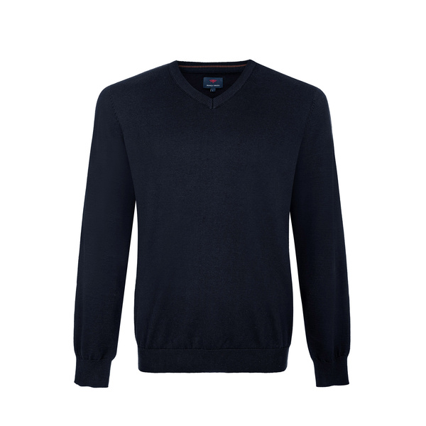 SWETER MĘSKI FRANCO FERUZZI V NECK DARK NAVY