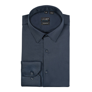 KOSZULA MĘSKA ILTR GRANATOWA SLIM FIT