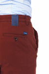 SPODNIE MĘSKIE CHINO FURI BAWEŁNIANE KONIAKOWE 601742 SUPER FIT