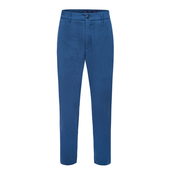 SPODNIE MĘSKIE CHINO 320 NEW BLUE NIEBIESKIE