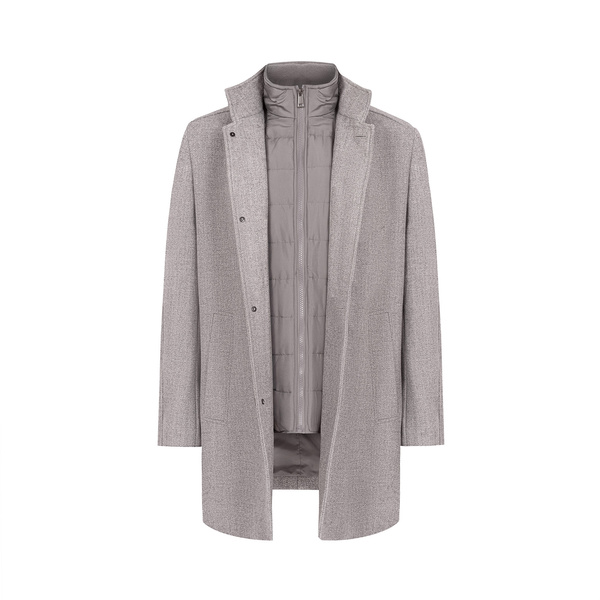 PŁASZCZ MĘSKI LEGER PLAVEG CHARLES #2 GREY SZARY