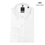 KOSZULA MĘSKA KOSEN FRANCO FERUZZI WXVIII 23 5FF200 TWILL WHITE SLIM FIT