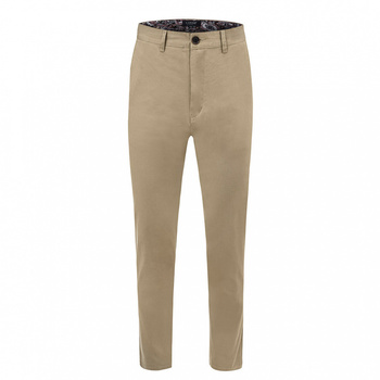 SPODNIE MĘSKIE CHINO SPSTE M003#BEIGE