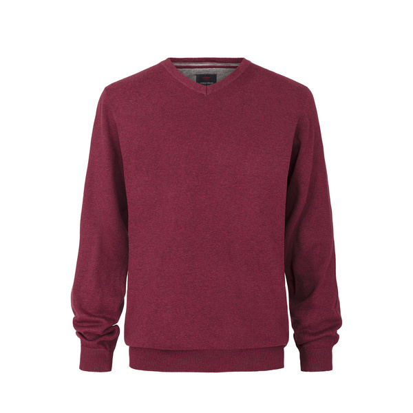 SWETER MĘSKI FRANCO FERUZZI TL V NECK BORDO