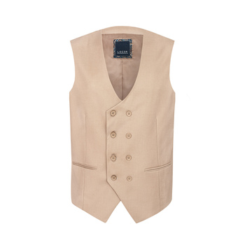 KAMIZELKA MĘSKA JY9190#8 DWURZĘDOWA CIEMNOBEŻOWA