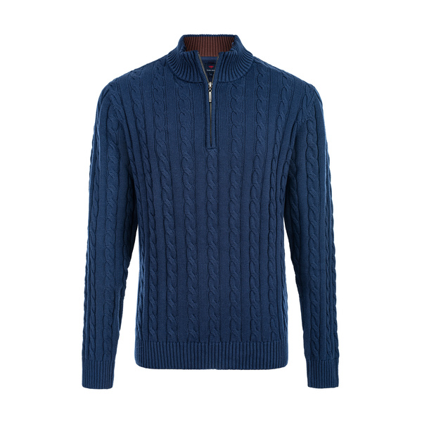 SWETER MĘSKI FRANCO FERUZZI PZ NO 11 BLUE NIEBIESKI