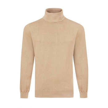 GOLF MĘSKI FRANCO FERUZZI LATTE BEŻOWY