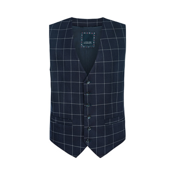 KAMIZELKA MĘSKA GORDON 1 GRANATOWA W KRATĘ