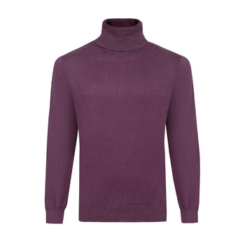 GOLF MĘSKI FRANCO FERUZZI AUBERGINA ŚLIWKOWY