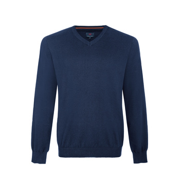 SWETER MĘSKI FRANCO FERUZZI V NECK BLUE