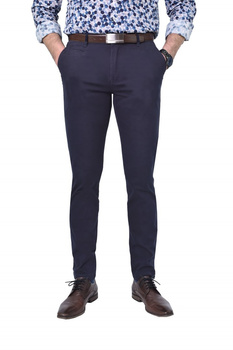 SPODNIE MĘSKIE BAWEŁNIANE 317 NAVY