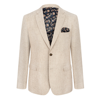 MARYNARKA MĘSKA RONAN BEIGE BEŻOWA