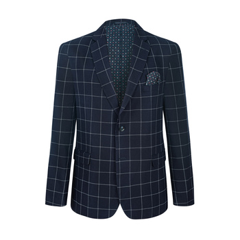 MARYNARKA MĘSKA GORDON 1 GRANATOWA W KRATĘ