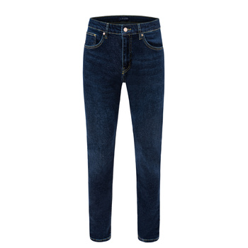 SPODNIE MĘSKIE JEANS MNS BLUE BLACK CIEMNOGRANATOWE