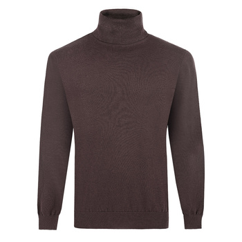 GOLF MĘSKI FRANCO FERUZZI BROWN BRĄZOWY