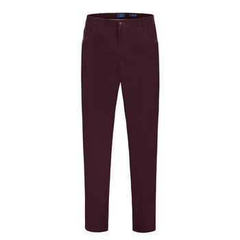 SPODNIE MĘSKIE SPCIS 1288 NEW  BURGUNDY BORDOWE