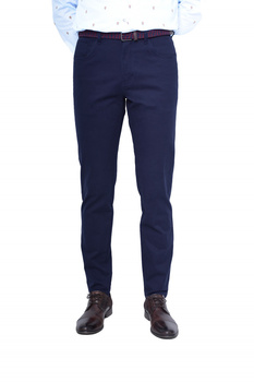 SPODNIE BAWEŁNIANE GRANATOWE SUPER FIT A15090#69