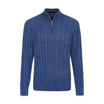 SWETER MĘSKI FRANCO FERUZZI PZ NO 11 JEANS NIEBIESKI